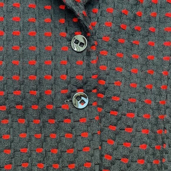 Elegant Red and Navy Women's Skirt Set - Picture 7 of 16